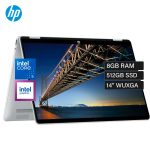 HP OmniBook 5 Flip 14-FP0013 Core™ 5 120U 512GB SSD 8GB 14" (1920x1200) TOUCHSCREEN WIN11 GLACIER SILVER Backlit Keyboard