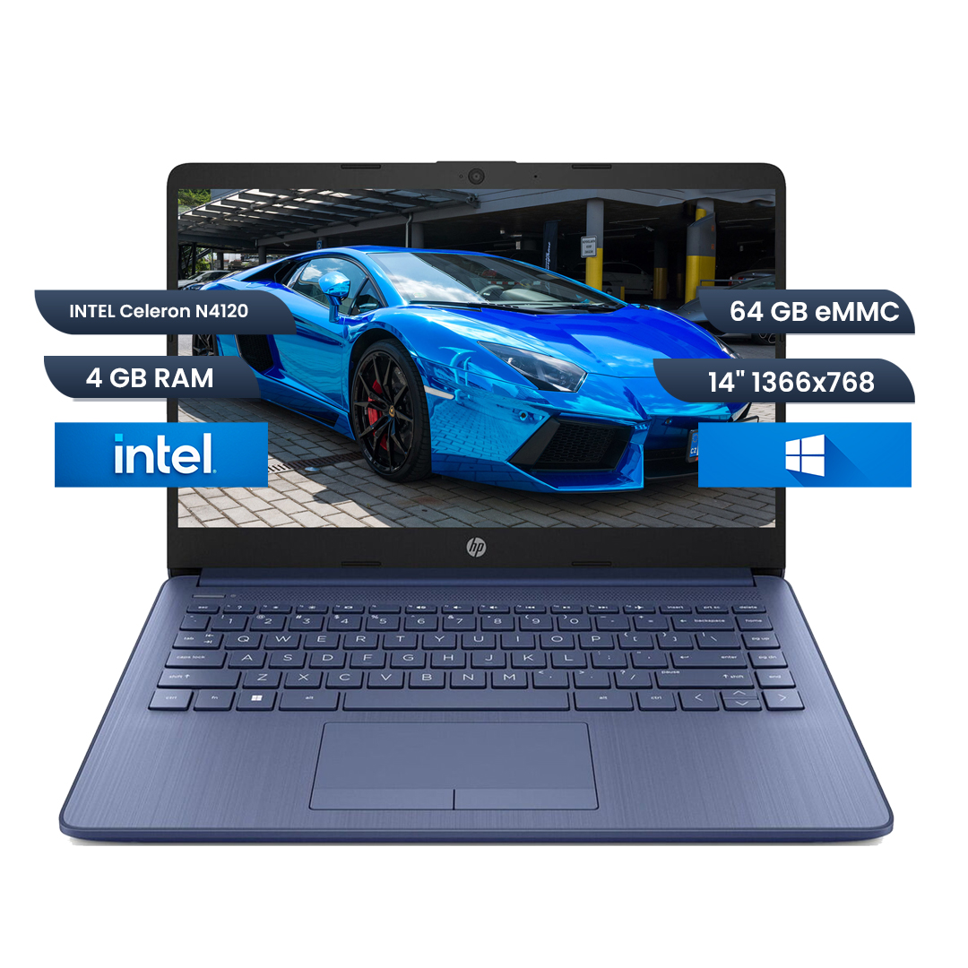 New.jpg HP Stream 14-CF2111 CeleronĀ® N4120 64GB eMMC 4GB 14" (1366x768) WIN11 BLUE - Image 1