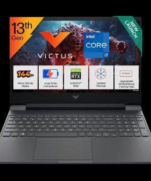 HP VICTUS 15-FA2309 GAMING Core™ i7-13620H 1TB SSD 24GB 15.6" (1920x1080) 144Hz WIN11 NVIDIA® RTX 5050 8192MB MOONSTONE GRAYBacklit Keyboard INDIA English KB Layout + Plug