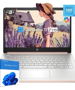 HP Stream 14-DQ6015 Intel® N150 128GB UFS 4GB 14" (1366x768) WIN11 S PALE ROSE GOLD