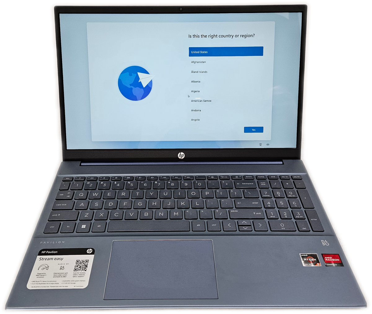 s-l1200.png HP Pavilion 15-EH1052 Ryzen™ 5 5500U 512GB SSD 8GB 15.6" (1920x1080) IPS WIN10 FOG BLUE - Image 1