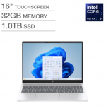 HP OmniBook 5 16-AF1095 Core™ Ultra 9 285H 1TB SSD 32GB 16" WUXGA (1920x1200) TOUCHSCREEN WIN11 GLACIER SILVER Backlit Keyboard