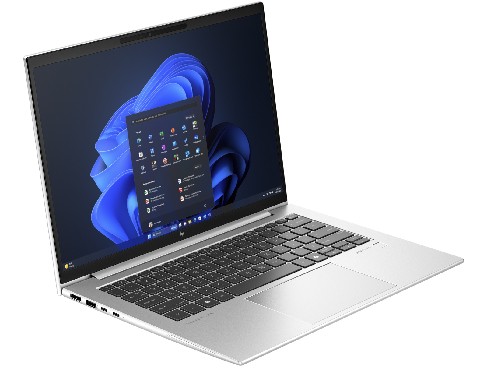 s-l1600-2.png HP EliteBook 840 G11 Core™ Core™ Ultra 5 135U 512GB SSD 16GB 14" WUXGA (1920x1200) WIN11 Pro IR Webcam SILVER Backlit Keyboard - Image 1